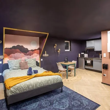 Apartment Ultra Deluxe Studio, 1000 Nuits, Parking Sur Place Mulhouse