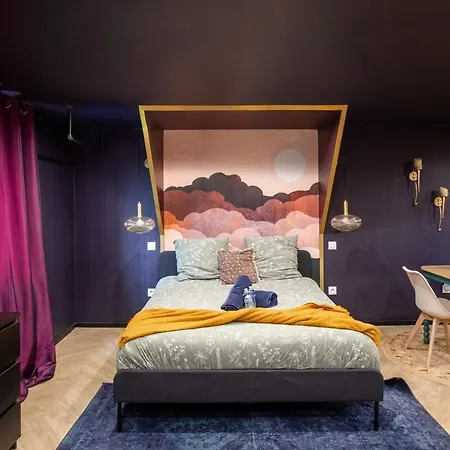 Ultra Deluxe Studio, 1000 Nuits, Parking Sur Place Mulhouse